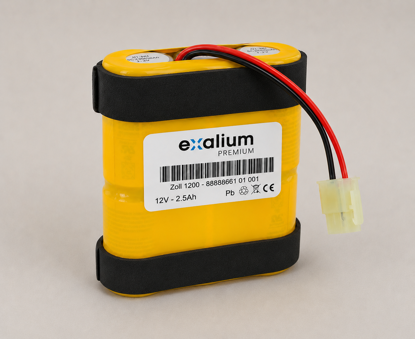 Batterie compatible pour défibrillateur ZOLL 1200
