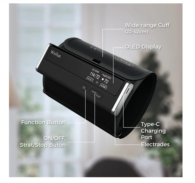 Viatom® BP2 Connect Tensiomètre Wi‑Fi avec ECG