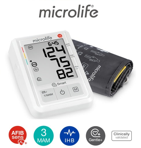 Microlife BP B3 AFIB – Tensiomètre automatique au bras avec détection AFIB