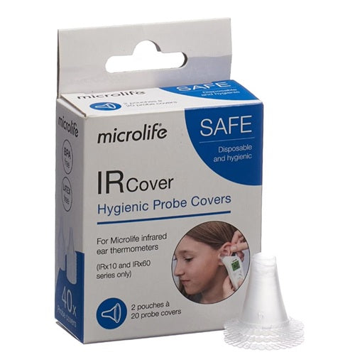 Microlife Schutzkappen IR 210 – 40 Stück – hygienische Anwendung