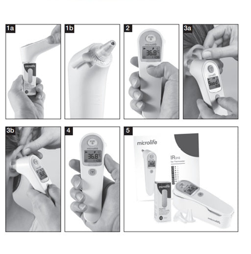 Microlife IR 310 – Thermomètre auriculaire infrarouge rapide et précis