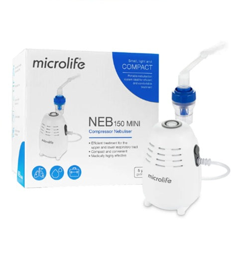 Microlife NEB 150 MINI – Nébuliseur compact et portable pour inhalation (idéal pour le voyage)