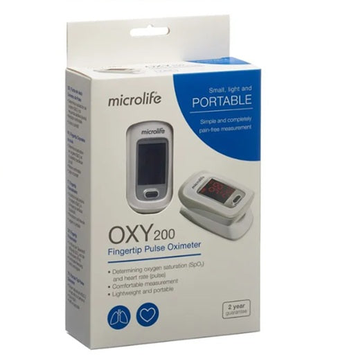 Microlife OXY 200 – Oxymètre de pouls digital au doigt