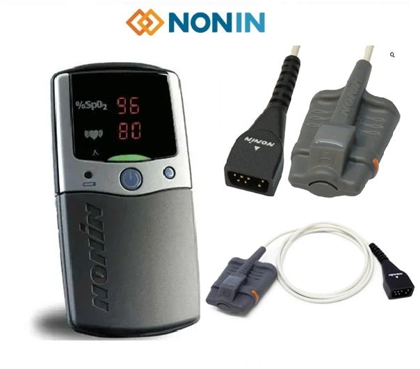 PalmSAT® 2500 – Oxymètre de pouls avec mémoire – capteur au choix