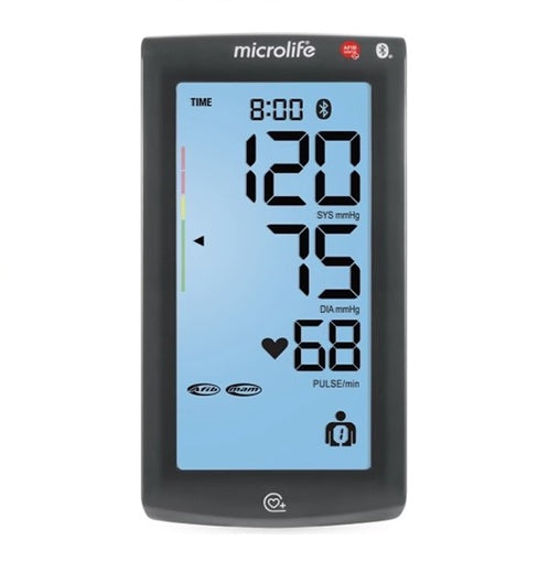 Microlife BP A7 Touch BT – Tensiomètre au bras avec écran tactile, Bluetooth et détection AFIB