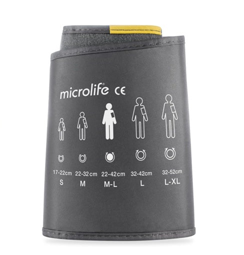 Brassard tensiomètre Microlife Medium/Large (22–42 cm) – souple conique – compatible tous tensiomètres Microlife
