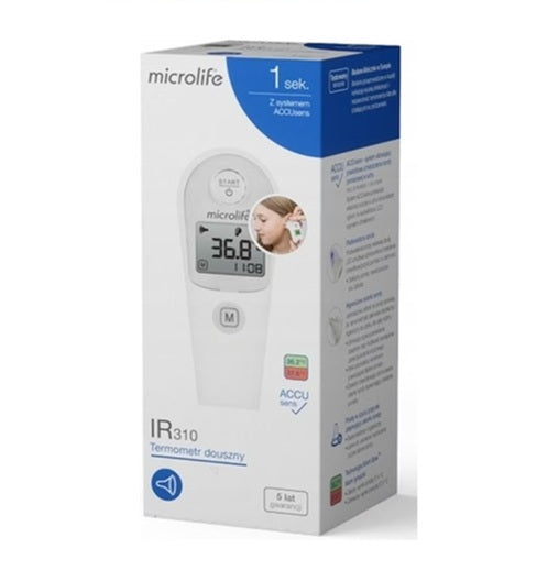 Microlife IR 310 – Thermomètre auriculaire infrarouge rapide et précis