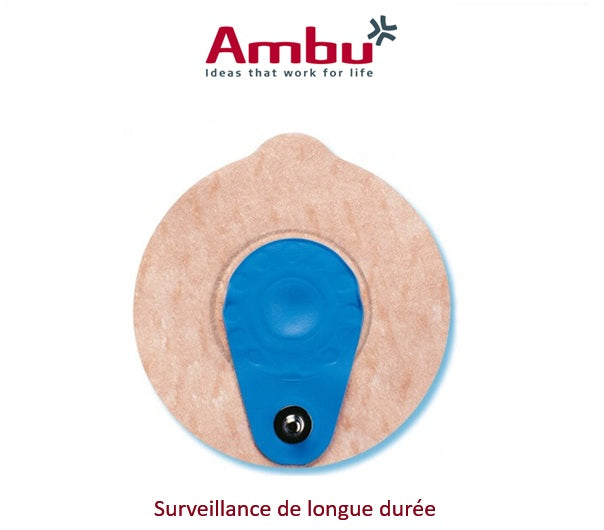 Ambu® BlueSensor VLC-00-S – ECG extra-large hypoallergénique (500 pcs)